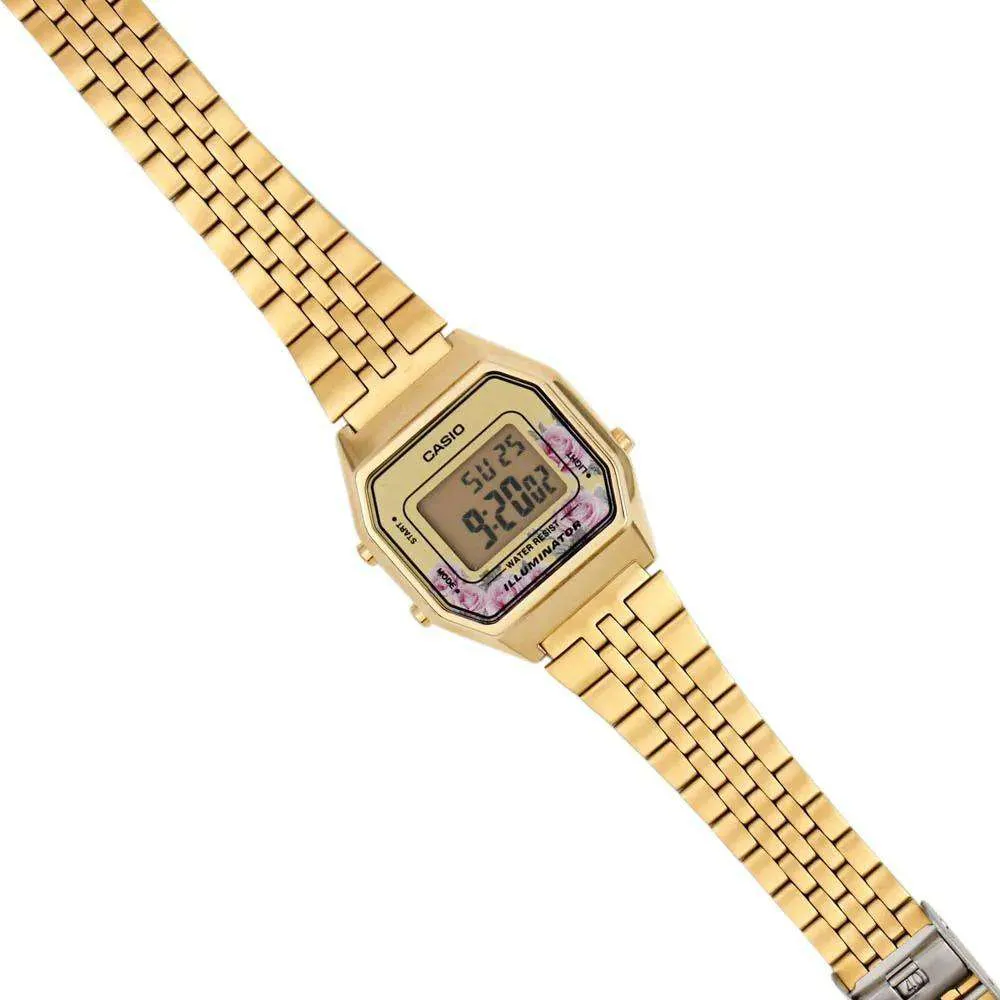 Casio LA680WGA-4CDF Gold Stainless Watch for Women