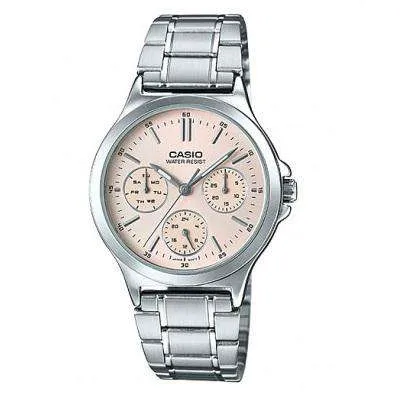 Casio LTP-V300D-4A Silver Stainless Steel Strap Watch for Women