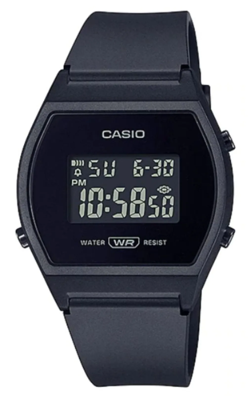 Casio LW-204-1BDF Black Resin Strap Watch for Women