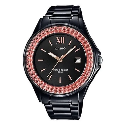 Casio LX-500H-1E Black Resin Strap Watch For Women