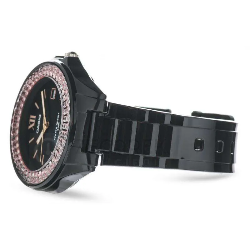 Casio LX-500H-1E Black Resin Strap Watch For Women