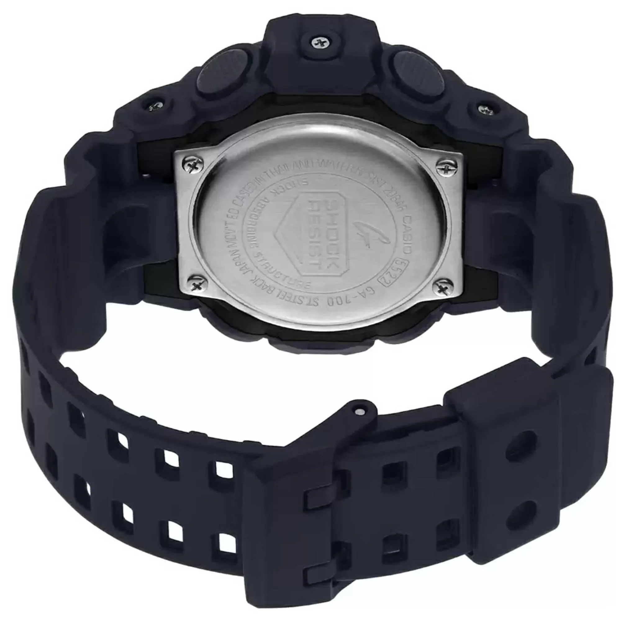 Casio Men's Quartz Watch - G-Shock Black Analog-Digital Dial Resin Strap | GA700-1B