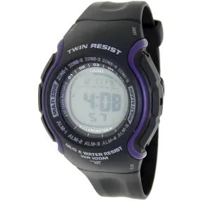 Casio Men's Watch - Twin Resist Alarm Digital Dial Black Resin Strap | TRT-101H-1AV