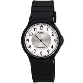 Casio MQ-24-7B3LDF Black Resin Strap Watch for Men