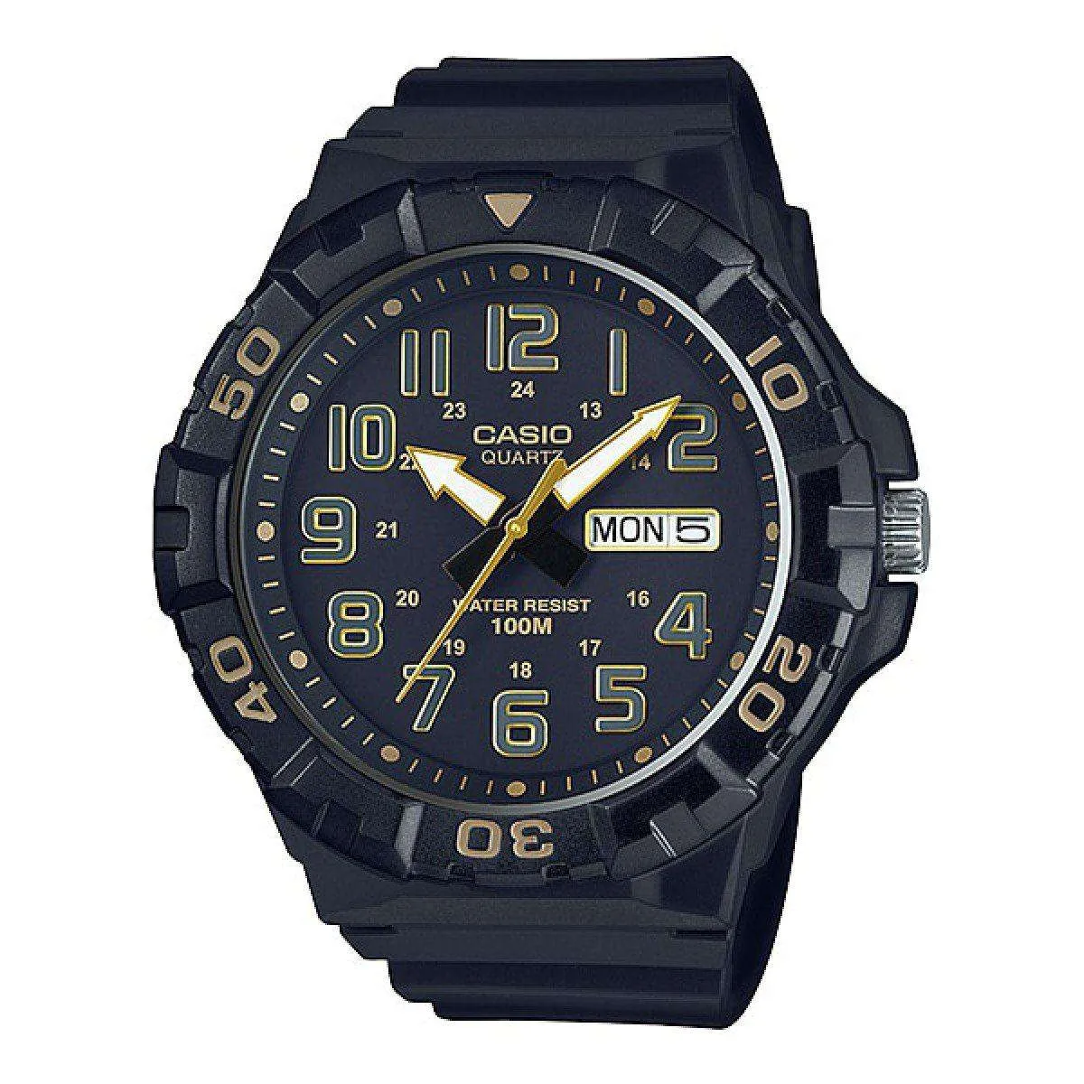 Casio MRW-210H-1A2VDF Analog Black Resin Strap Watch for Men