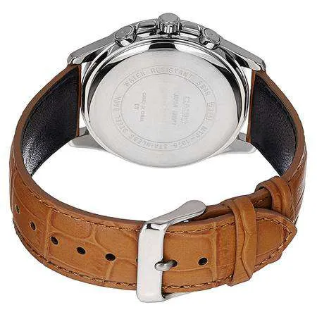 Casio MTP-1375L-9A Light Brown Leather Strap Watch for Men