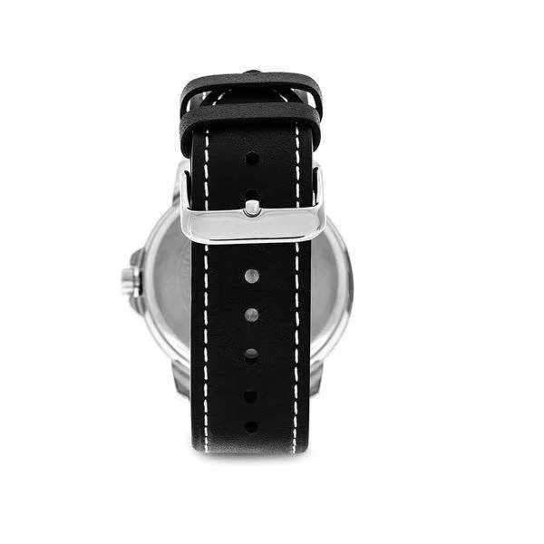 Casio MTP-E130L-2A1VDF Black Leather Strap Watch for Men