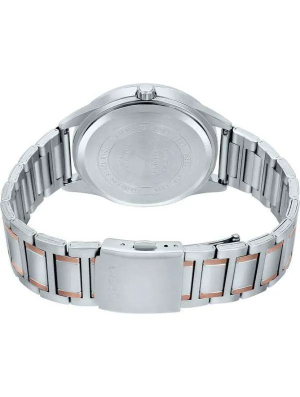 Casio MTP-E319RG-2BVDF Two Tone Silver Stainless Watch for Men