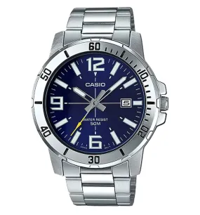 Casio MTP-VD01D-2BVUDF Analog Stainless Steel Strap Watch For Men