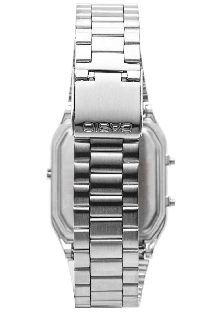 Casio Vintage AQ-230A-1DMQD Silver Stainless Watch For Men and Women