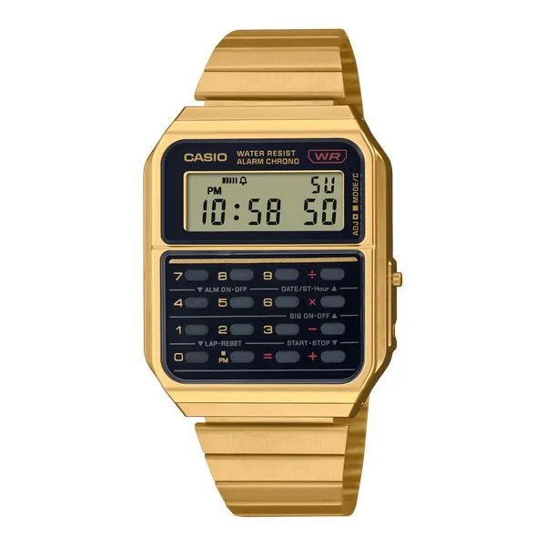 Casio Vintage Collection Digital Watch CA500WEG-1AVT Gold