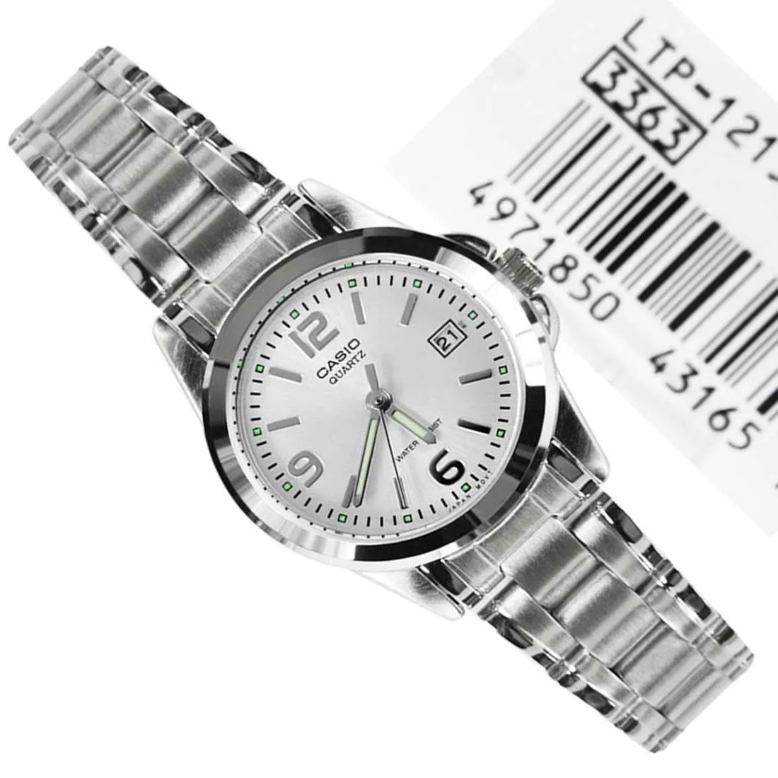 Casio Vintage LTP-1215A-7A Silver Watch for Women