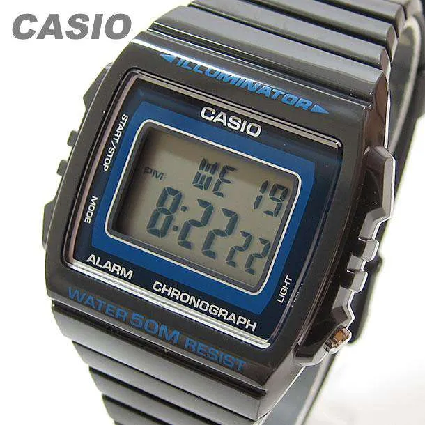 Casio W-215H-8A Dark Gray Resin Strap Watch For Men and Women