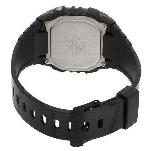 Casio W-215H-8A Dark Gray Resin Strap Watch For Men and Women