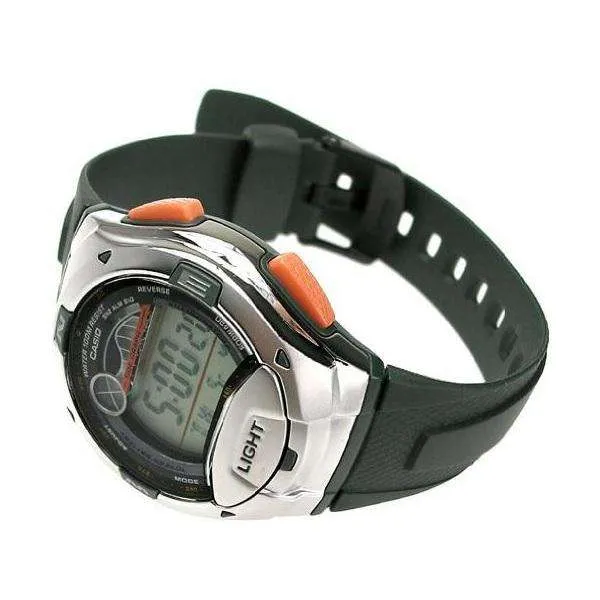 Casio W-753-3AVDF Greenm Resin Watch for Men