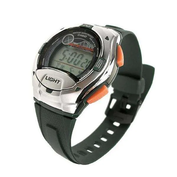 Casio W-753-3AVDF Greenm Resin Watch for Men