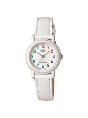 Casio Womens White Analog Watch