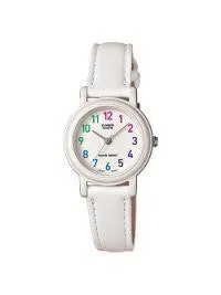 Casio Womens White Analog Watch