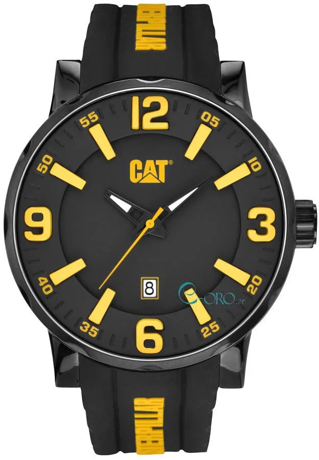 Cat Watches Men's Nj16121137 Analog Display Quartz Black Watch