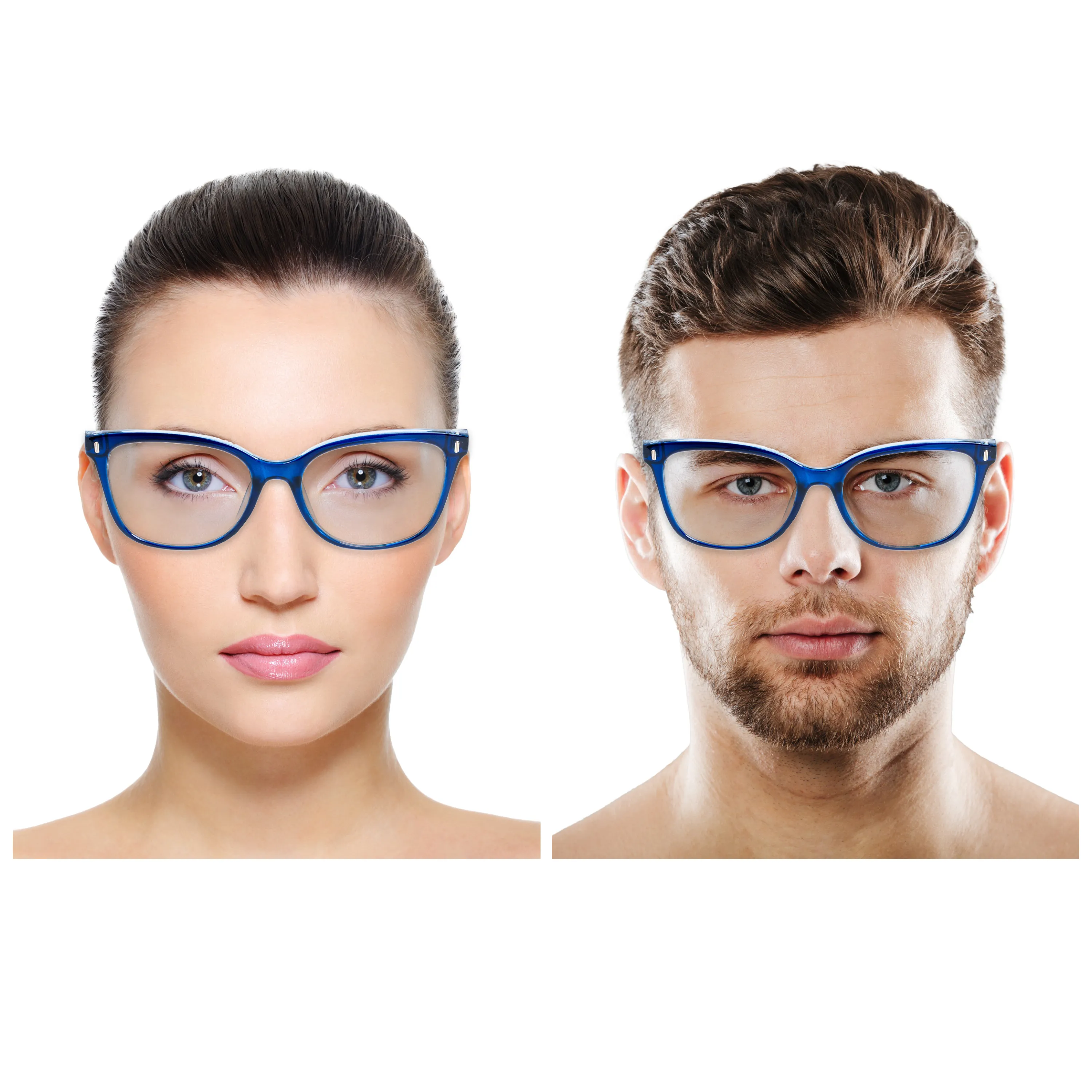 Chokore Anti-Blue Clear Glasses (Blue)