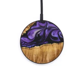 Circle Wood Resin Wireless Charger - Bodhi (Purple, 640665)