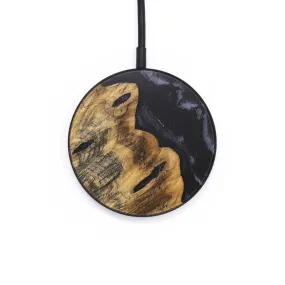 Circle Wood Resin Wireless Charger - Cade (Pure Black, 690811)