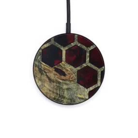 Circle Wood Resin Wireless Charger - Danika (Pattern, 595810)