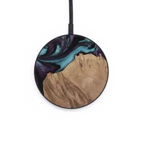 Circle Wood Wireless Charger - Nancee (Purple, 730037)