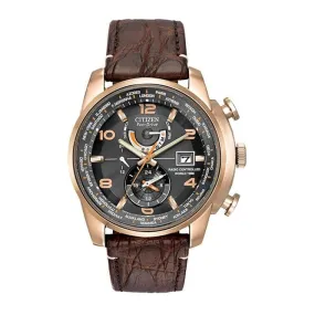 Citizen Gents Eco Drive World Time A-T Chronograph Watch AT9013-11E