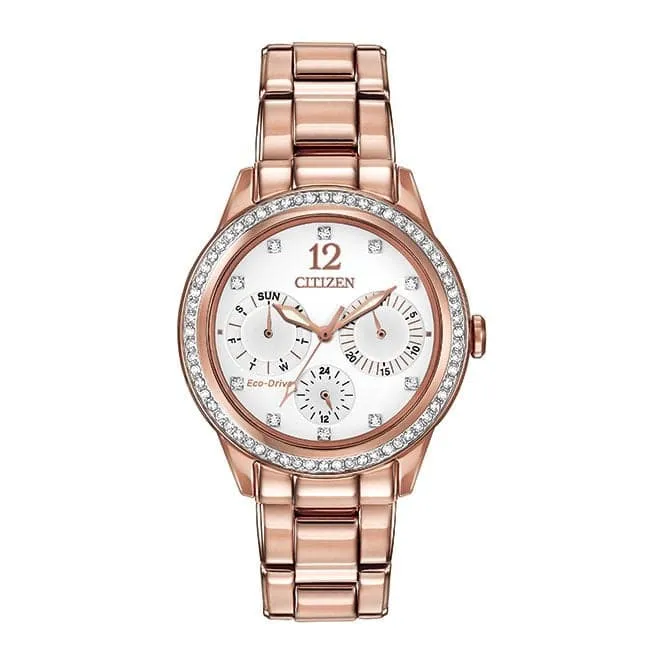 Citizen Ladies Eco Drive Silhouette Crystal Watch FD2013-50A