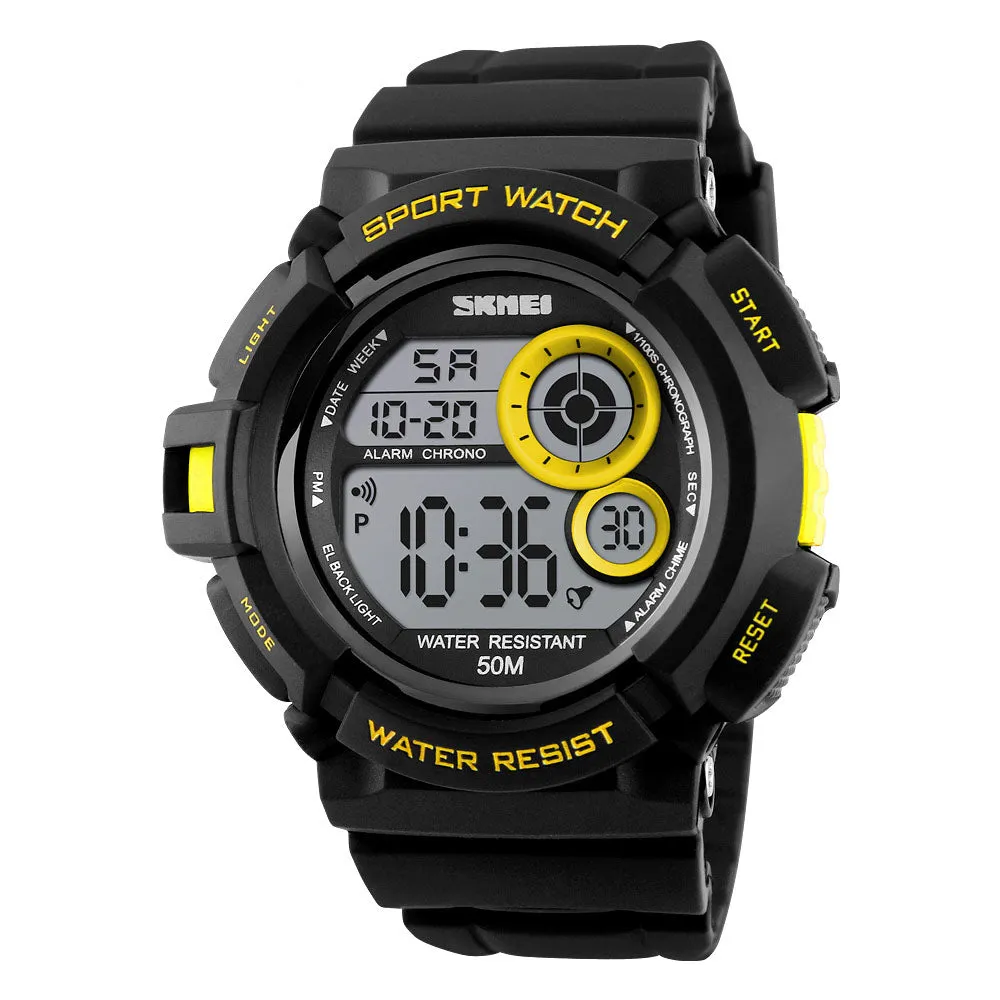 Cool waterproof electronic watch for student sports W2312822