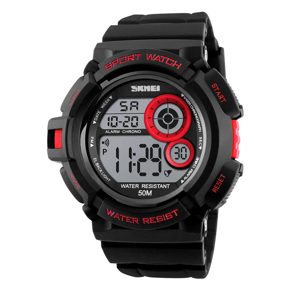 Cool waterproof electronic watch for student sports W2312822