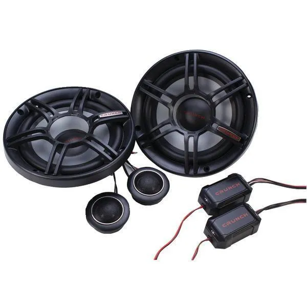 Crunch CS65C CS Series 6.5inch 300-Watt 2-Way Component Speaker System