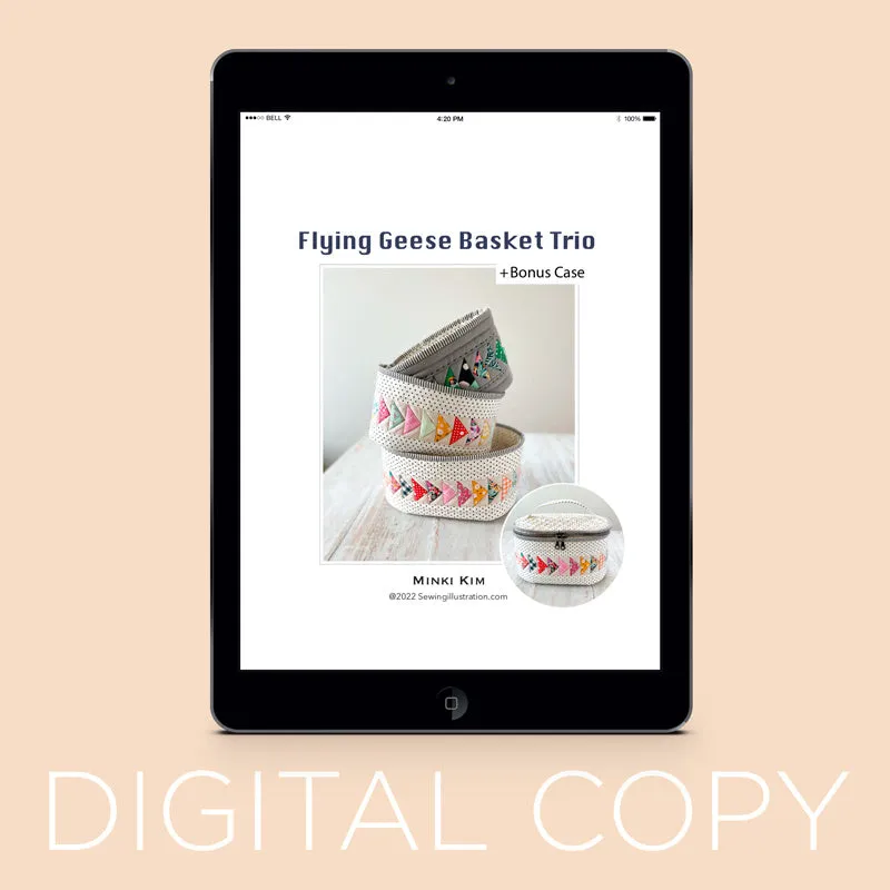 Digital Download - Flying Geese Basket Trio Pattern