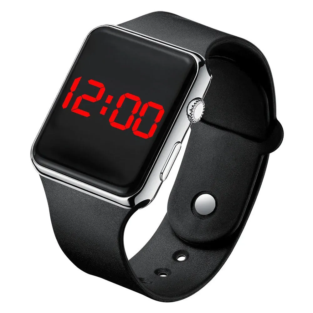 Digital Electronic Watch Fashion Square LED