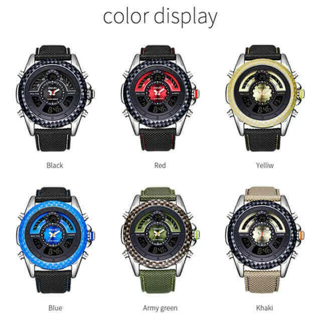 Digital Wristwatches for Men Military LED