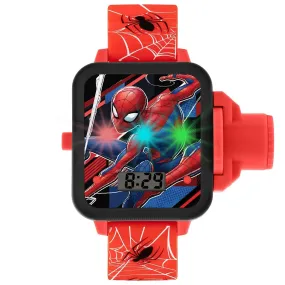 Disney Marvel Spiderman Red Strap Projection Watch