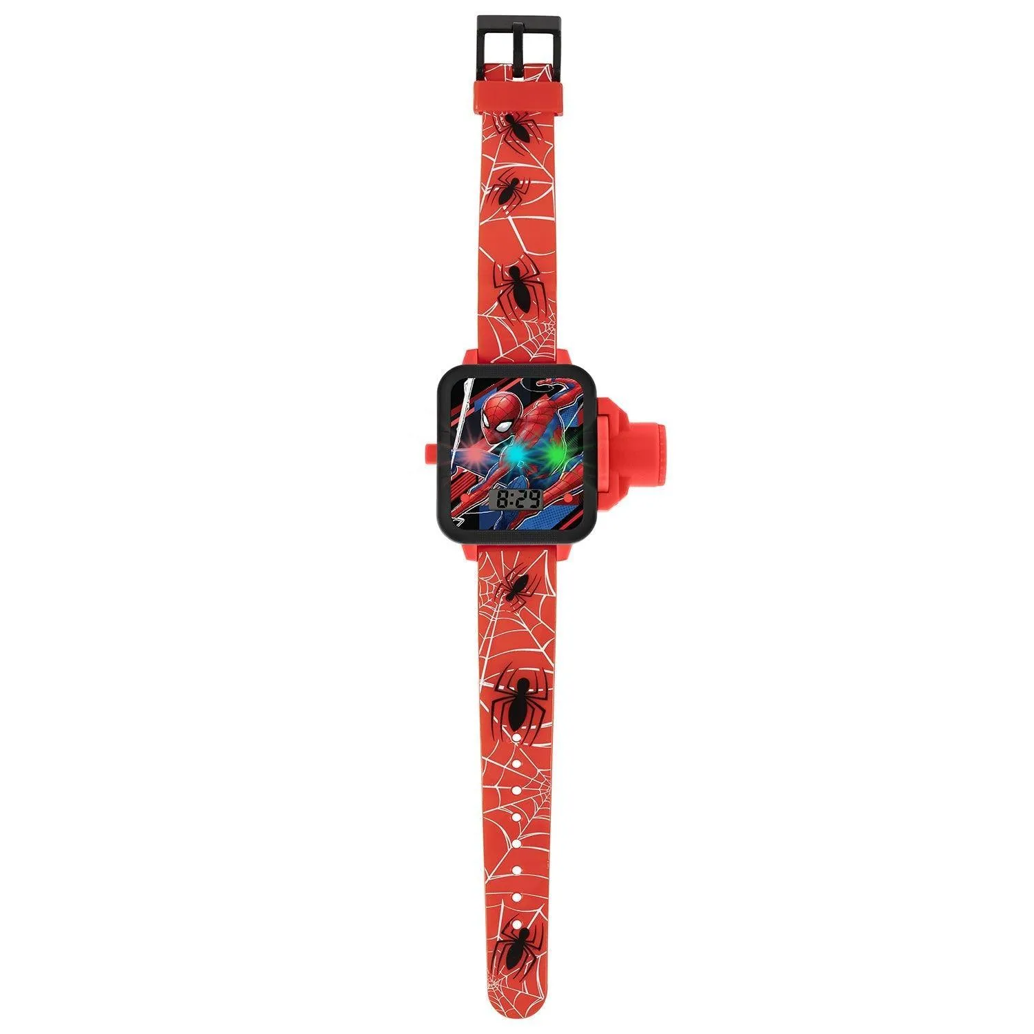 Disney Marvel Spiderman Red Strap Projection Watch