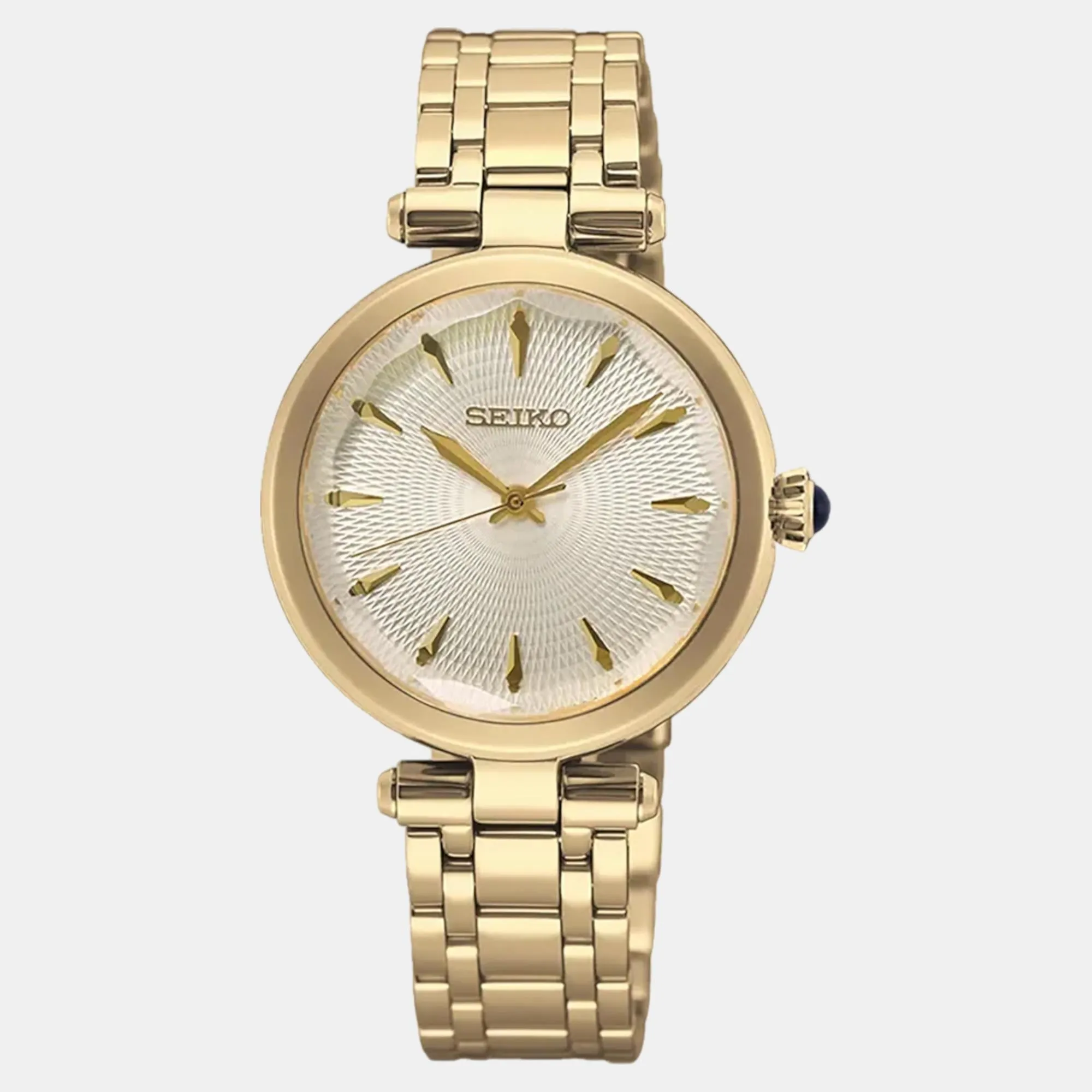 Dress Quartz Women Gold Dail Analog Stainless Steel Watch SRZ554P1