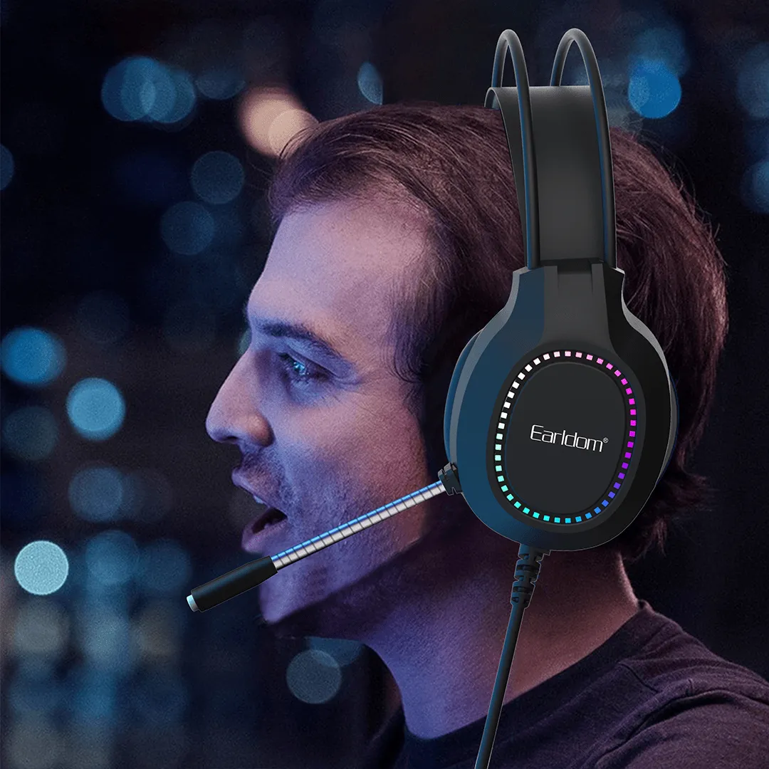 Earldom Wired RGB Gaming Headphone with Mic