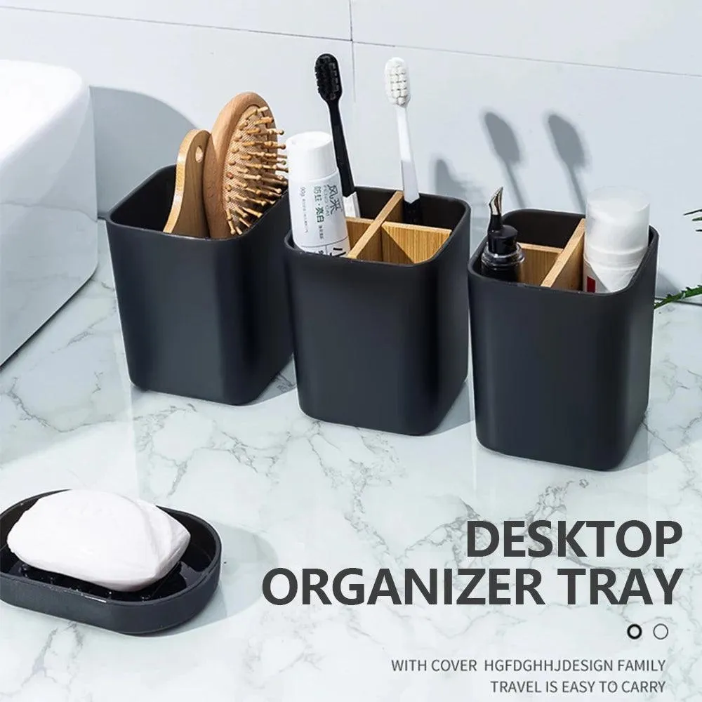 Eco-Friendly Bamboo Toothbrush Organizer: Stylish & Functional Bathroom Storage