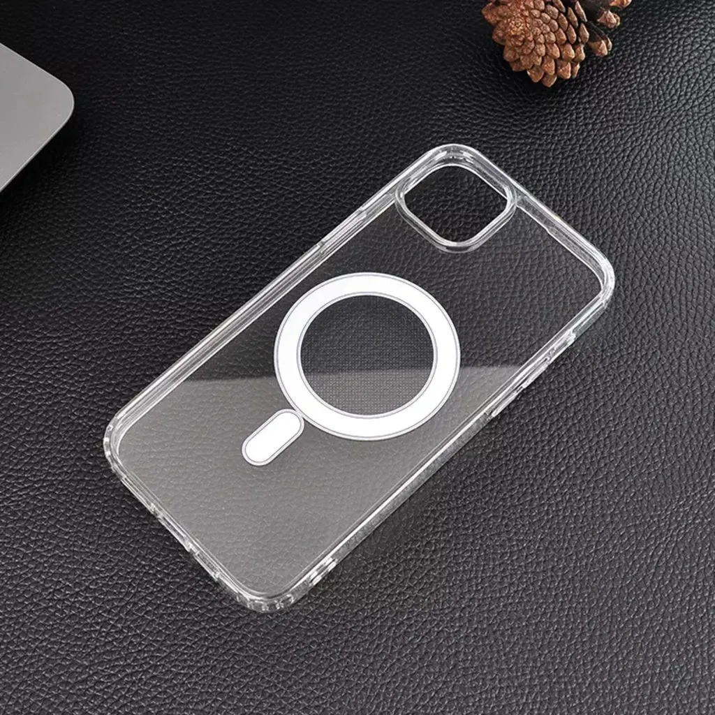 Enhanced Drop Protection iPhone 14 Pro MagSafe Case Transparent