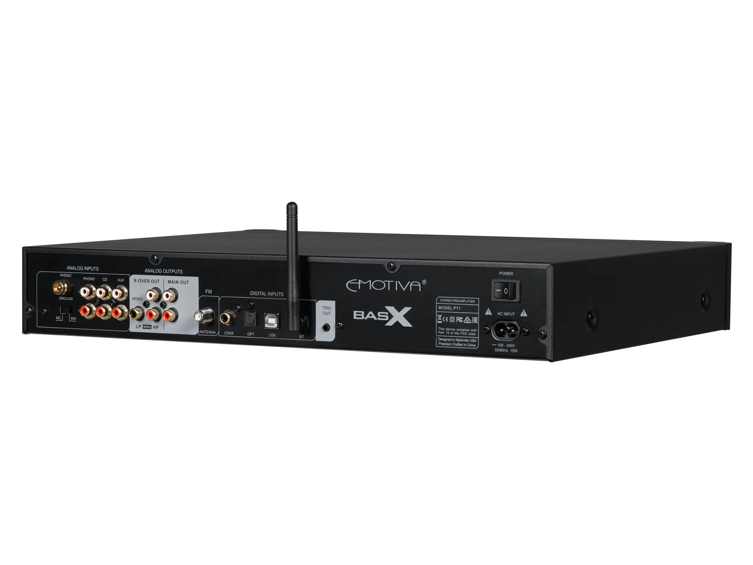 Factory Renewed BasX PT1 Stereo Preamplifier/DAC/Tuner