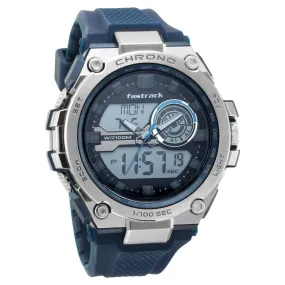 Fastrack Mean Machines Analog-Digital Black Dial Men's Watch-NN38055PP01/NR38055PP01