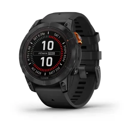 Fenix® 7 Pro – Solar Edition - Slate Gray with Black Band