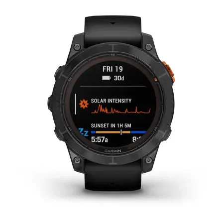 Fenix® 7 Pro – Solar Edition - Slate Gray with Black Band