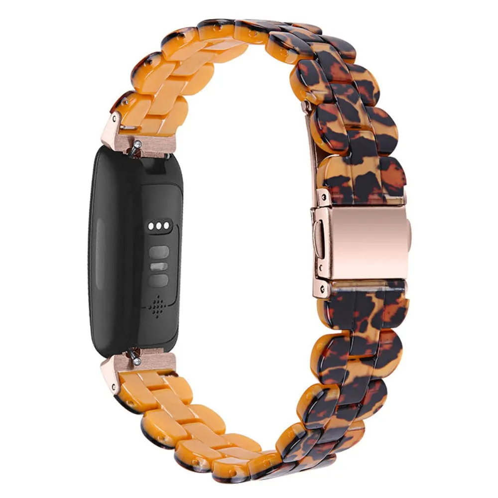 Fitbit Inspire 2 / Inspire HR oval resign watch strap - Leopard