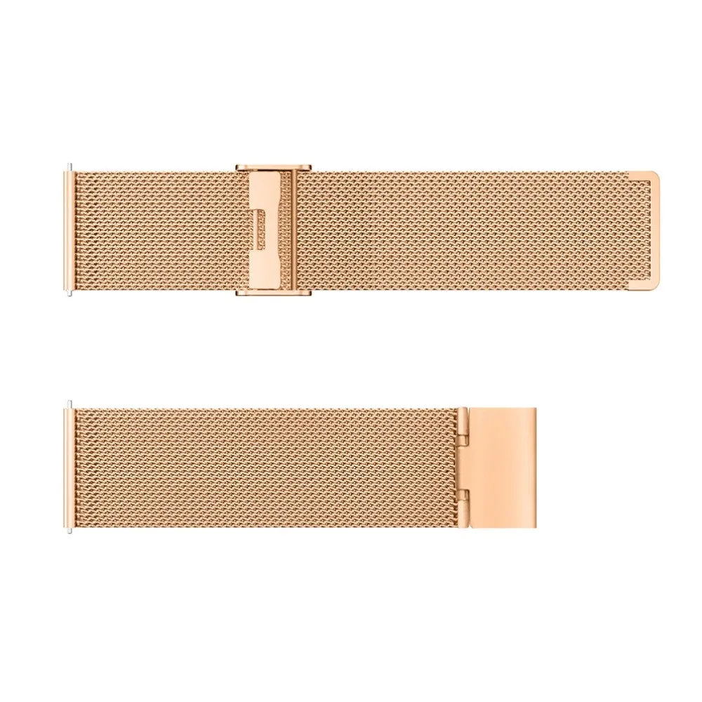 Fitbit Versa / Versa 2 / Versa Lite Stainless Steel Bracelet Milanaise Clip Closure - Rose Gold