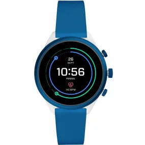 Fossil Blue Silicone Watch