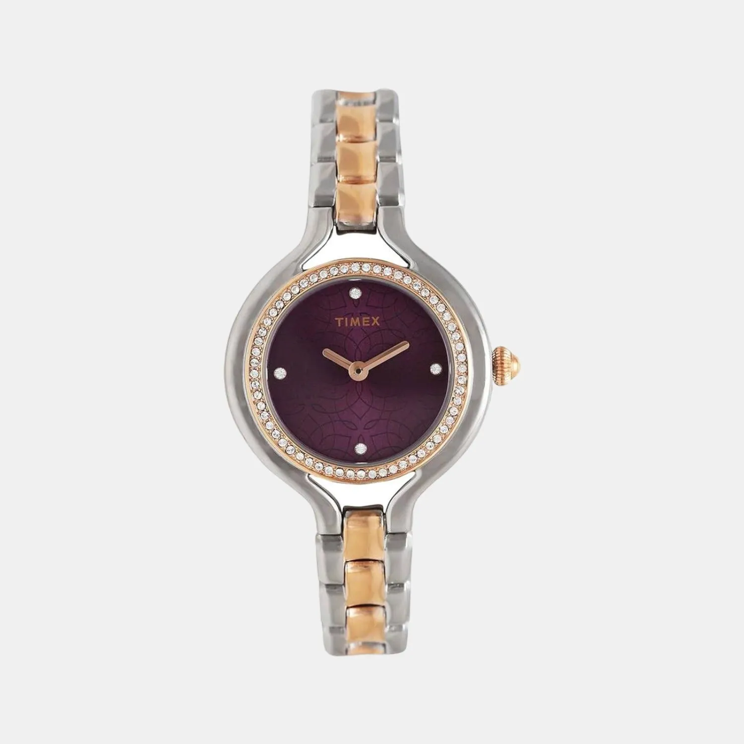 Fria Women Purple Analog Stainless Steel Watch TWEL14004